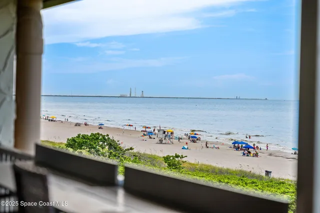 a view of city and ocean