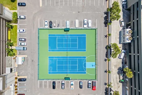 a view of ocean from a balcony