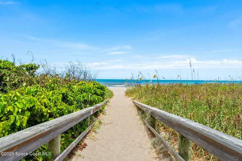 a view of an ocean beach