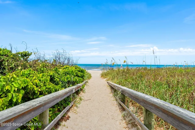 a view of an ocean beach