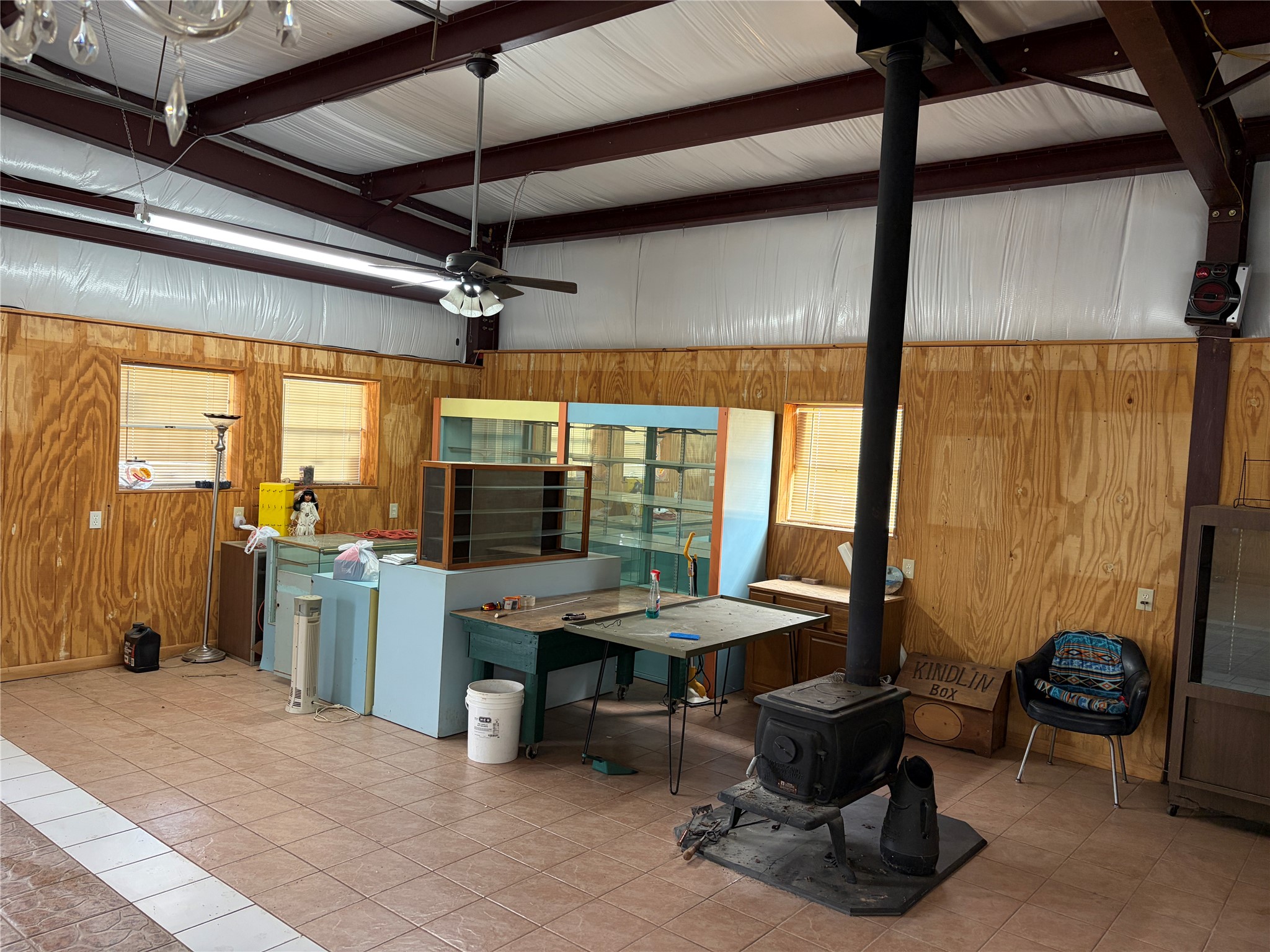 1060 Ranch Road 3404 Kingsland, TX 78639 - Photo 13 of 15 Pot belly stove