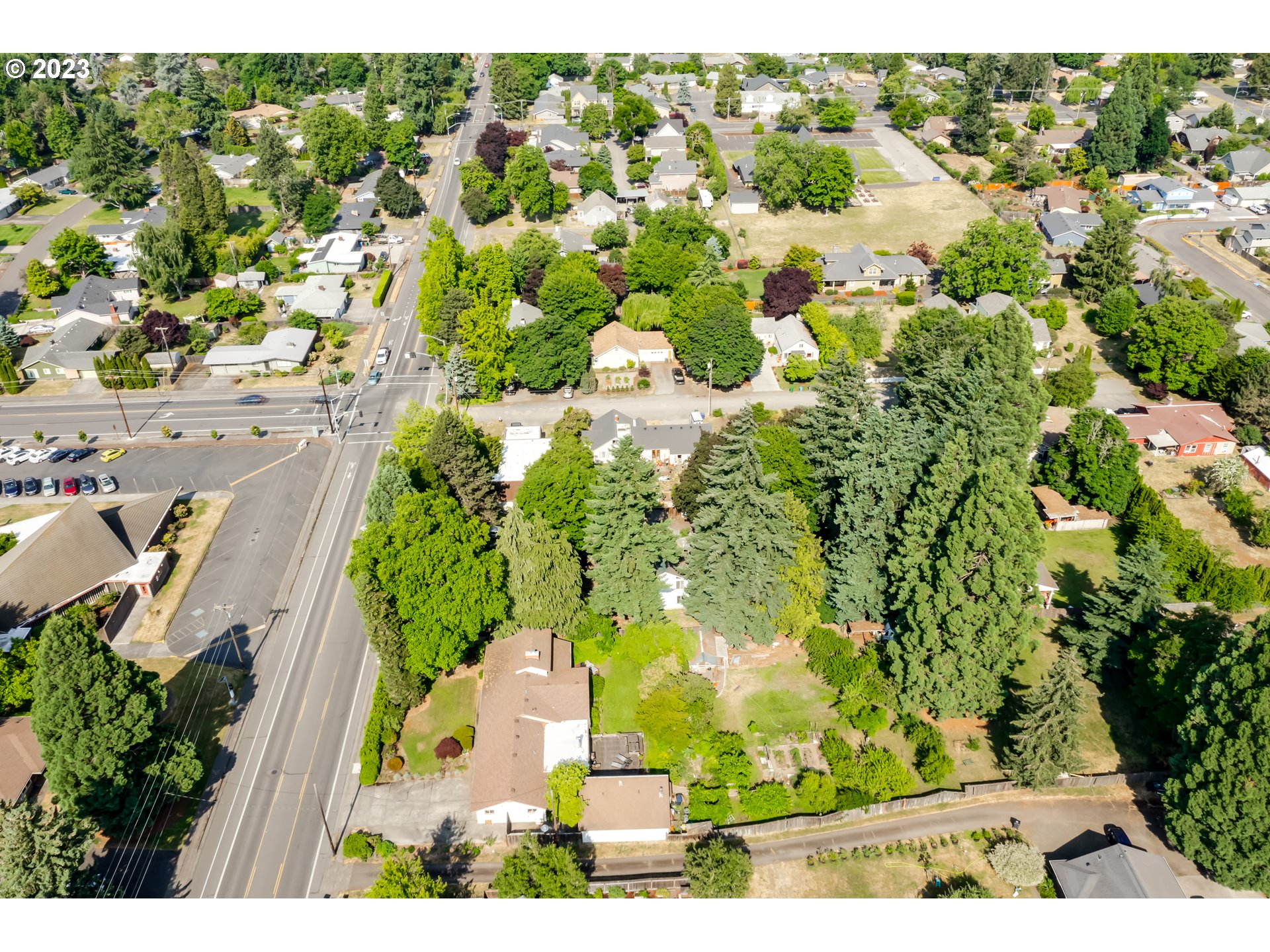 Cal Young Eugene, OR 97401 - Photo 9 of 9 an aerial view of a residential houses with outdoor space