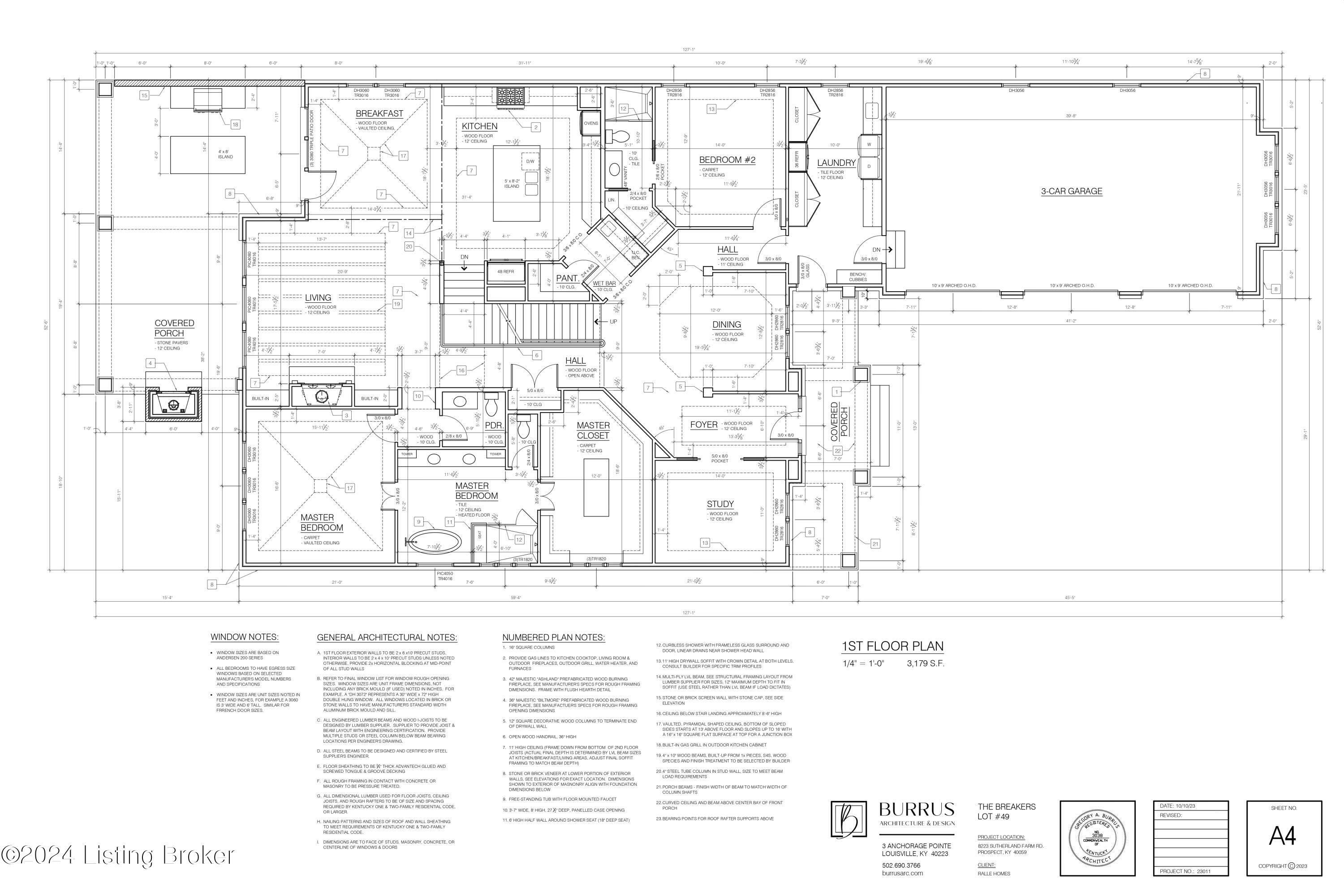 8223 Sutherland Farm Road Prospect, KY 40059 - Photo 5 of 6 1st Floor plan