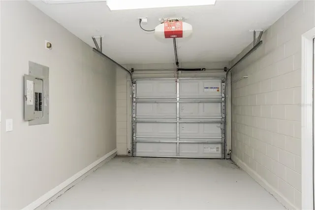 an empty room with a empty space