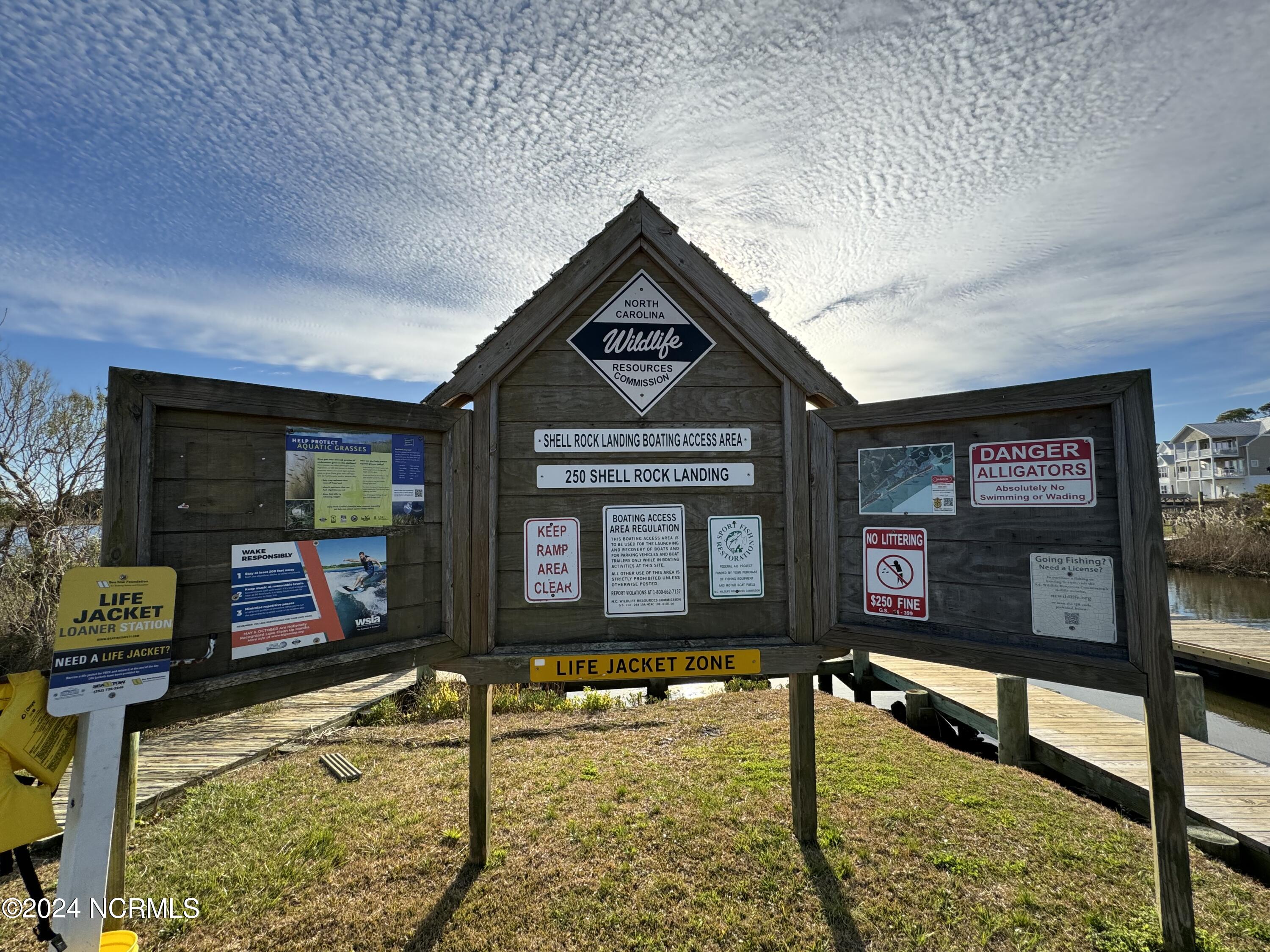 234 Peninsula Manor Road Hubert, NC 28539 - Photo 44 of 50 Shell Rock Landing Boat Ramp