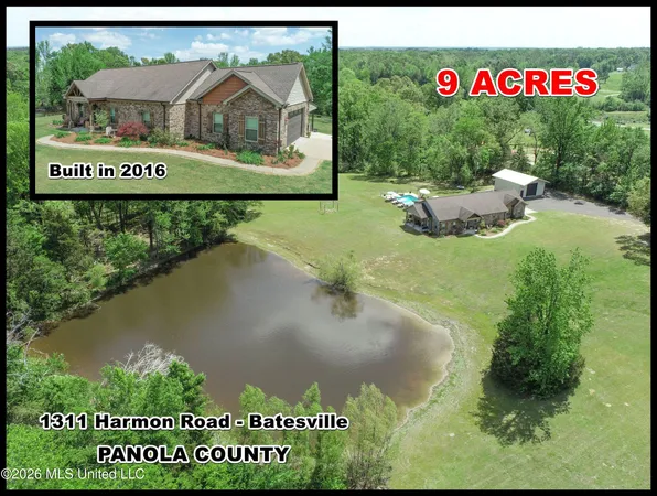 $649,000 | 1311 Harmon Road, Batesville, MS 38606