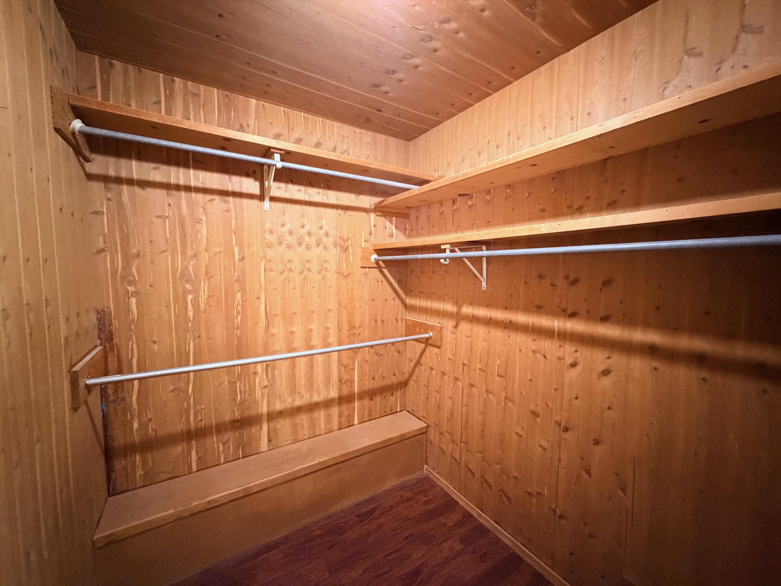 3314 81st Street, Unit B Lubbock, TX 79423 - Photo 16 of 18 a view of a room with racks on the wall