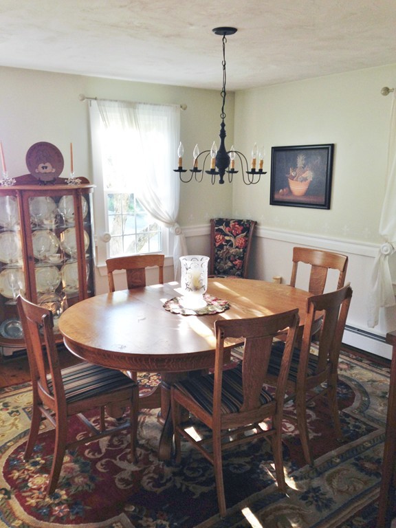 111 Bay Road Easton, MA 02356 - Photo 17 of 30 a view of a dining room with furniture window and outside view