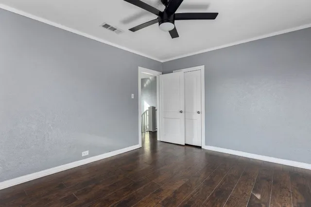 wooden floor in an empty room
