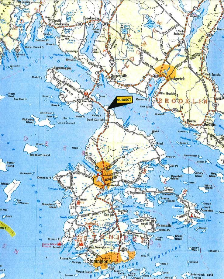 39 Hardy's Hill Road Deer Isle, ME 04627 - Photo 2 of 4 Deer Isle Map