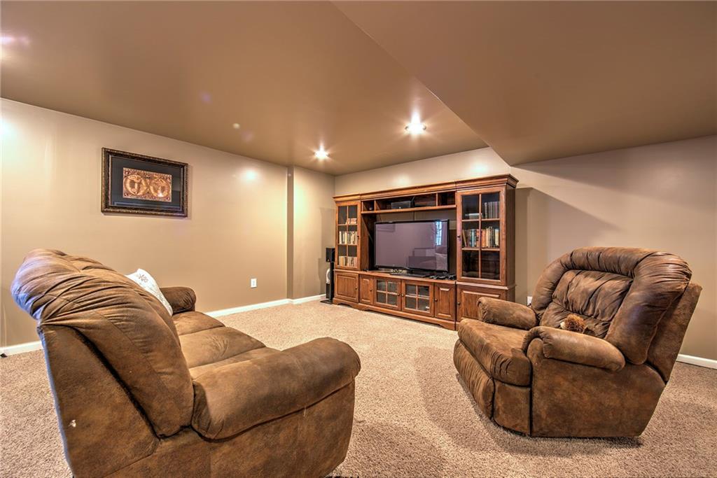 252 Field Club Circle McKees Rocks, PA 15136 - Photo 20 of 24 Finished lower floor great for media room...
