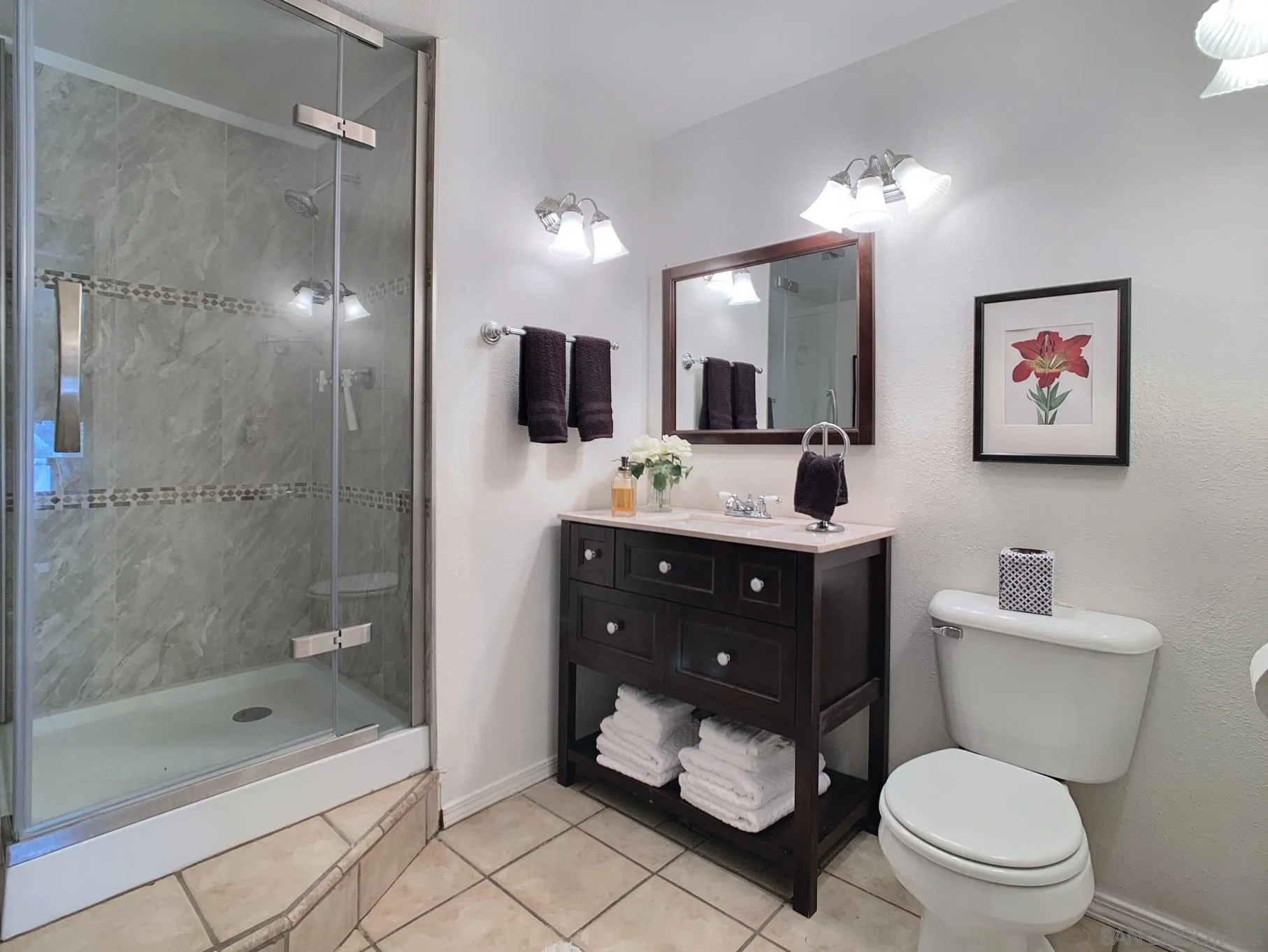 34642 Navajo Road Julian, CA 92036 - Photo 31 of 32 a bathroom with a toilet a sink and shower