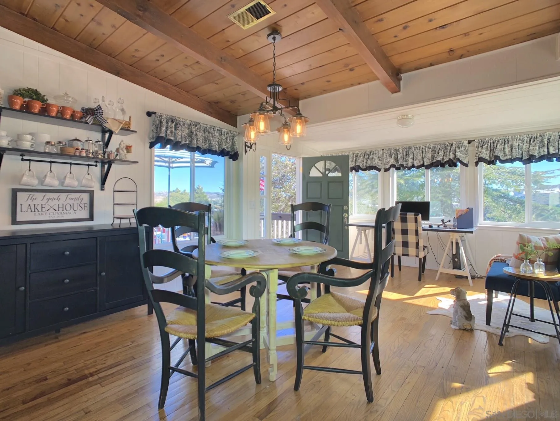 34642 Navajo Road Julian, CA 92036 - Photo 10 of 32 a view of a dining room with furniture window and outside view