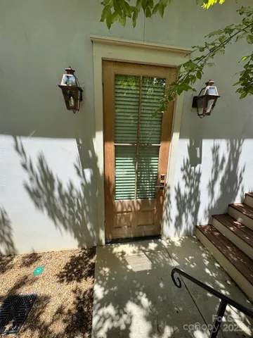 a backyard of a house