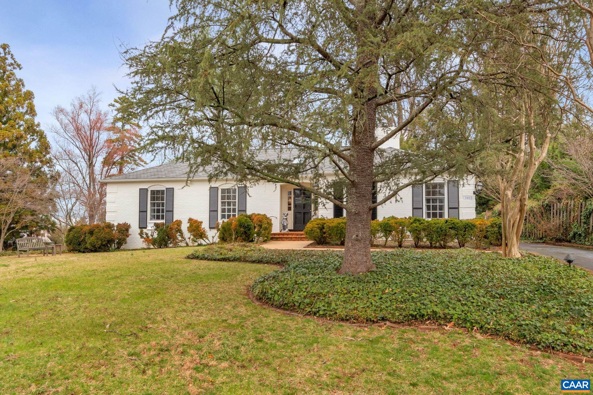 1815 Winston Road Charlottesville, VA 22903 - Photo 56 of 65 a front view of a house with a yard and trees