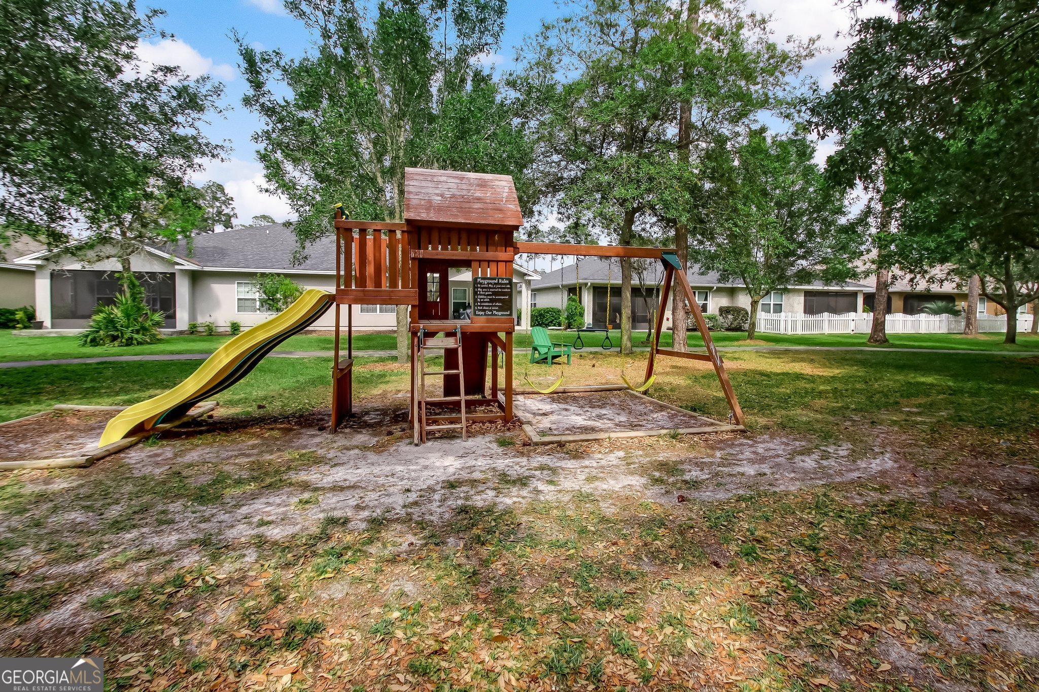 601 Eagle Boulevard Kingsland, GA 31548 - Photo 37 of 41 a view of a park with swings and slides