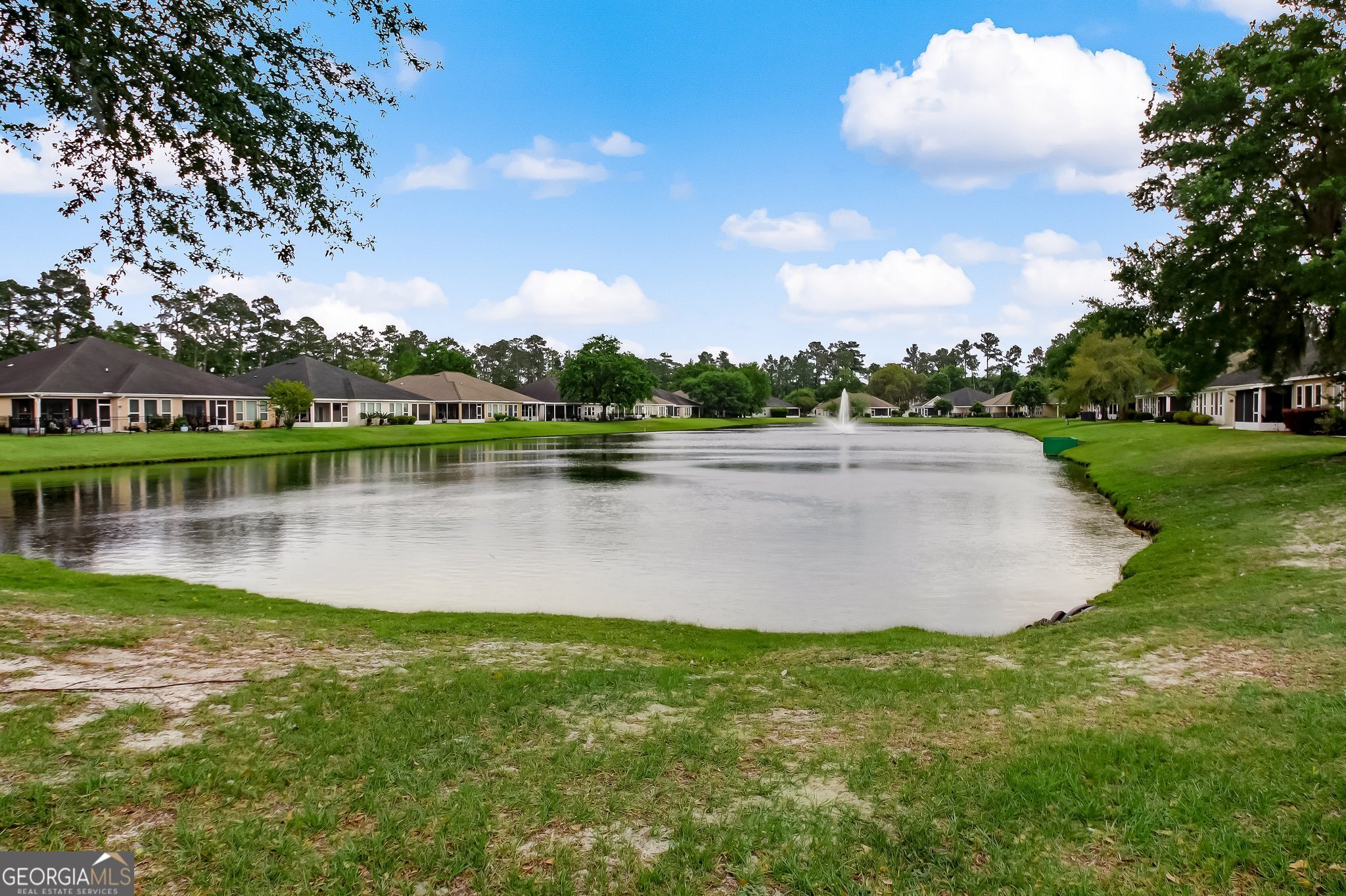 601 Eagle Boulevard Kingsland, GA 31548 - Photo 40 of 41 a view of a lake with houses in the back