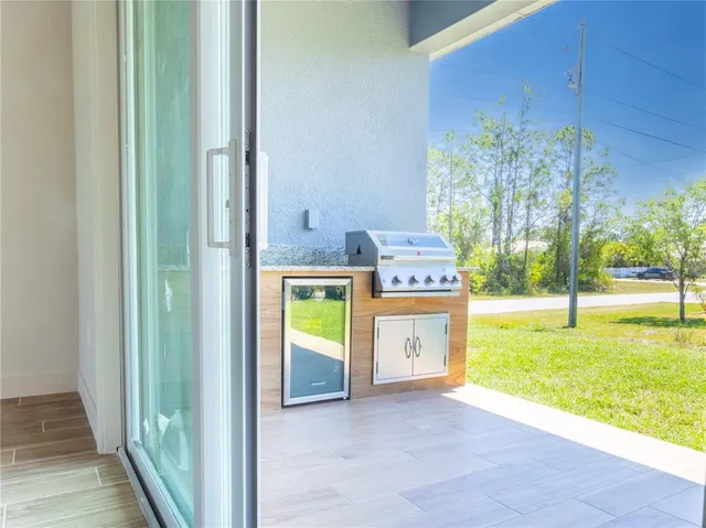 a bathroom with a double vanity sink and mirror