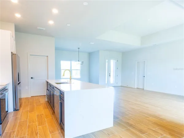 a view of an empty room