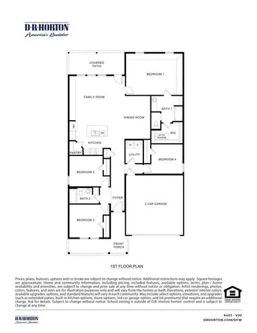 $319,490 | 1114 Hartson Trail, Ferris, TX 75125
