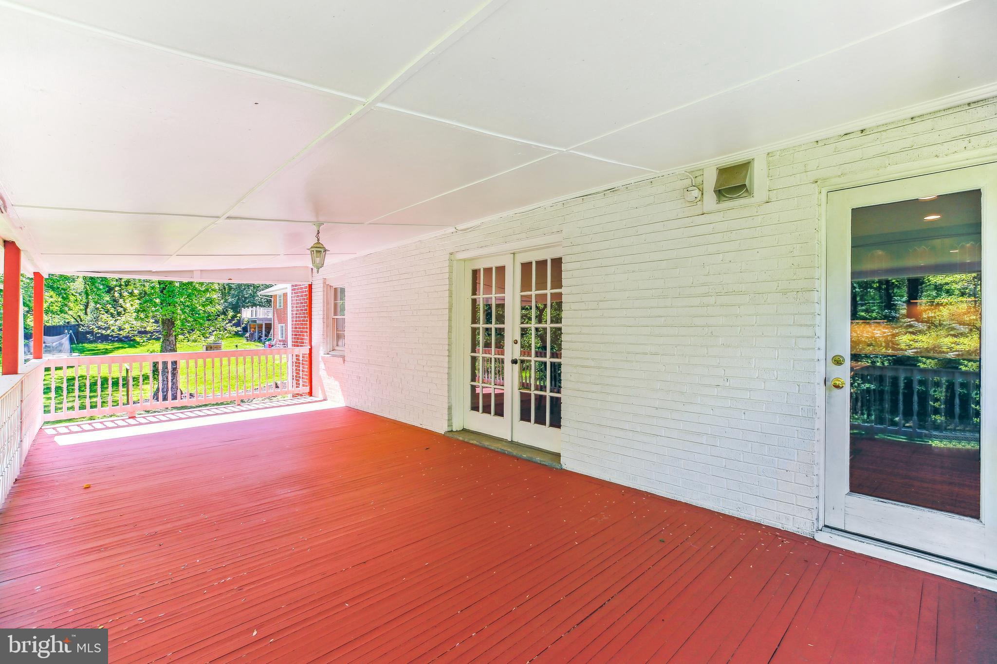 1750 Overlook Drive Silver Spring, MD 20903 - Photo 16 of 86 Rear Covered Porch