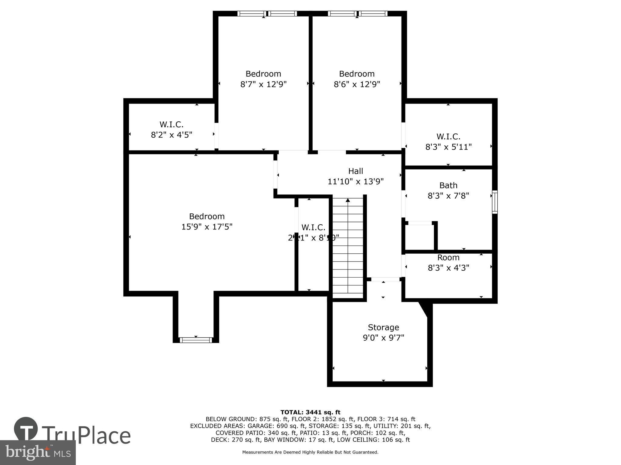 1750 Overlook Drive Silver Spring, MD 20903 - Photo 84 of 86 Upper Level Floor Plan