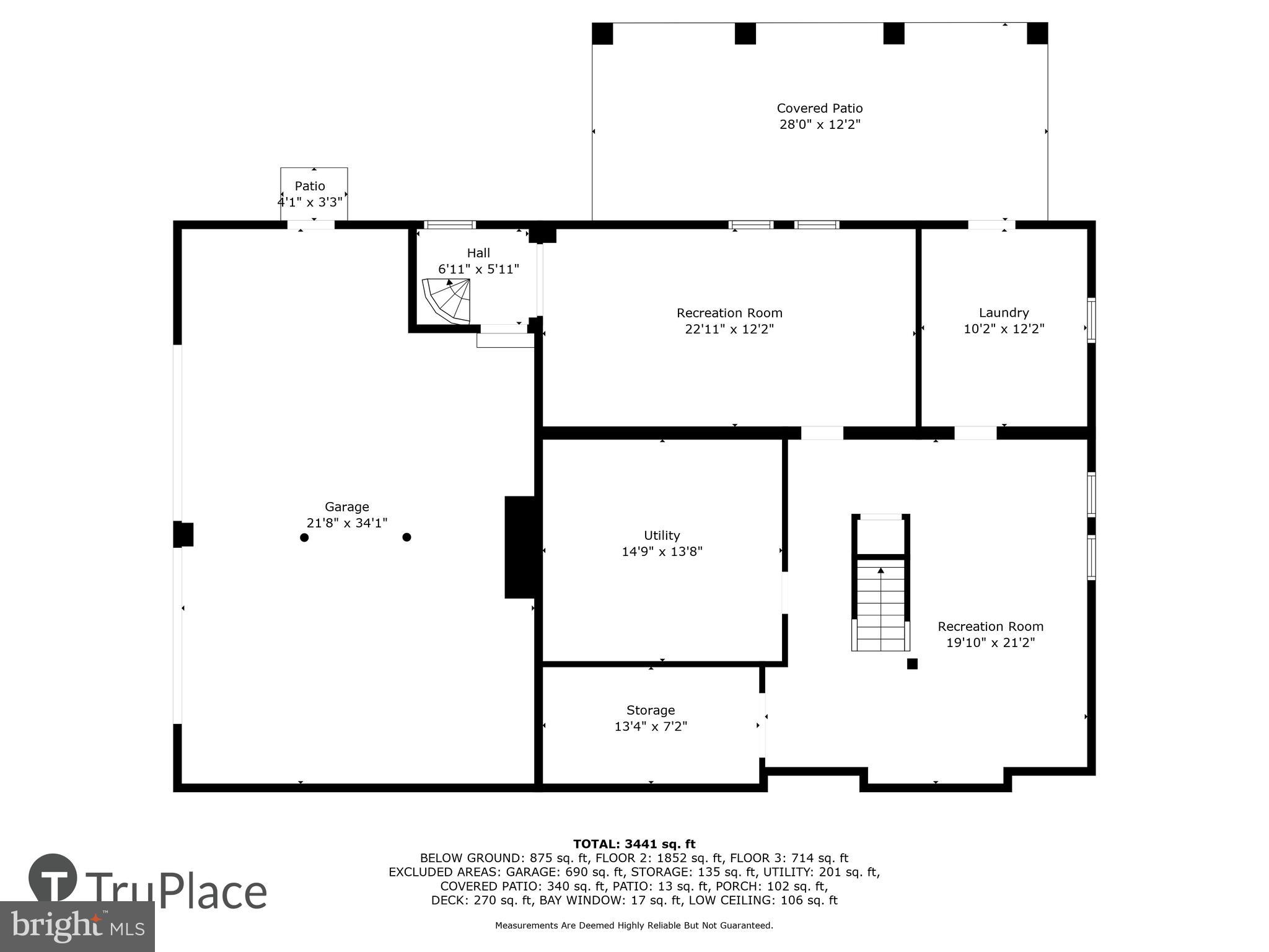 1750 Overlook Drive Silver Spring, MD 20903 - Photo 85 of 86 Lower Level Floor Plan