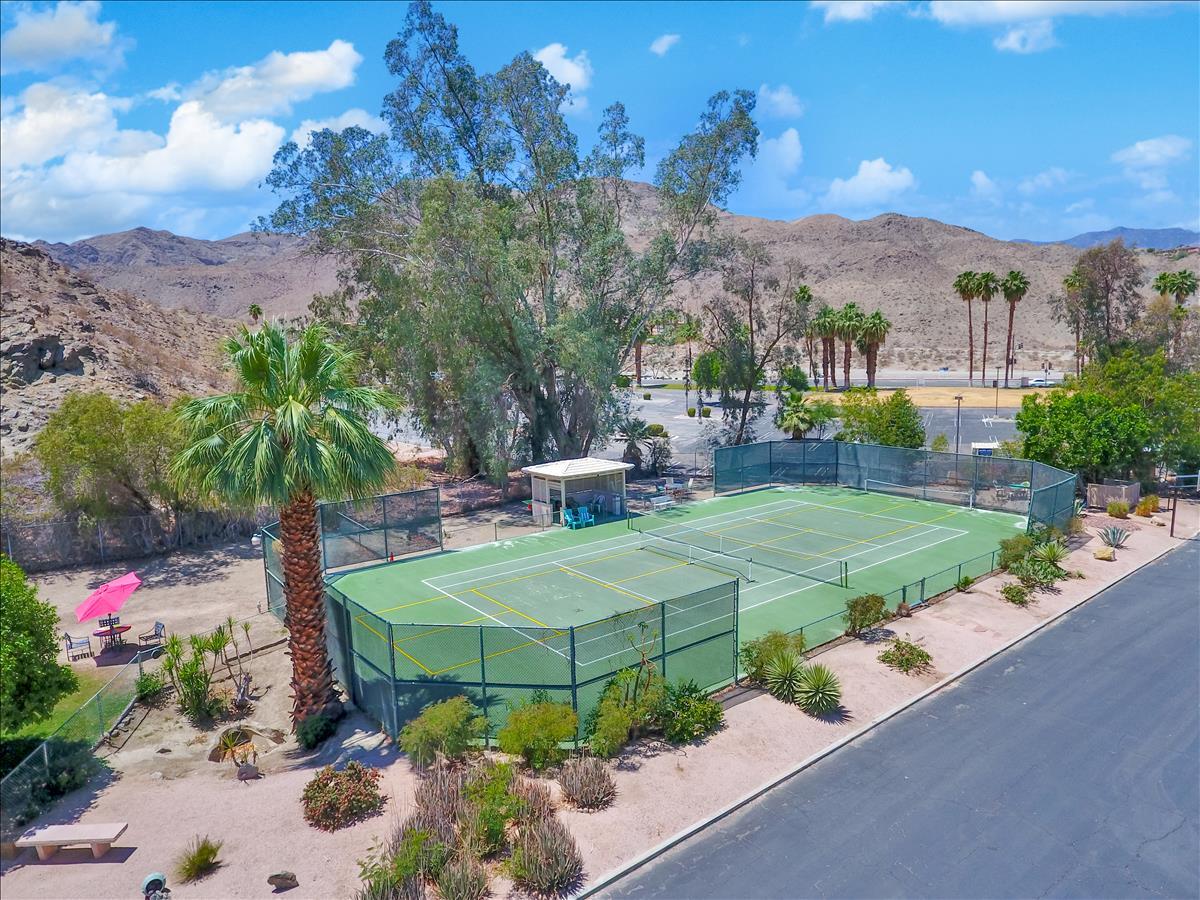 69850 Highway 111, Unit 260 Rancho Mirage, CA 92270 - Photo 37 of 43 DB DRONE Tennis Ct