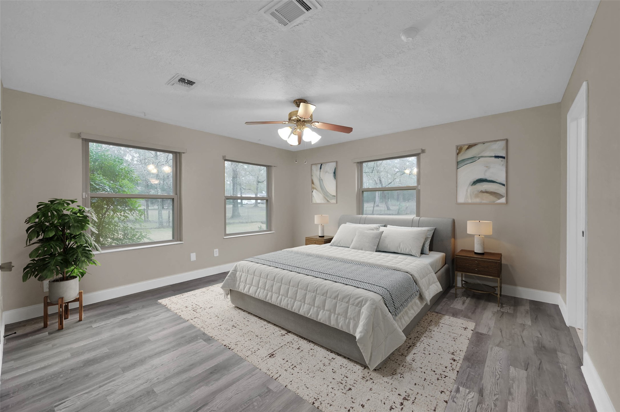 11080 Donna Conroe, TX 77306 - Photo 19 of 50 Virtually staged primary bedroom