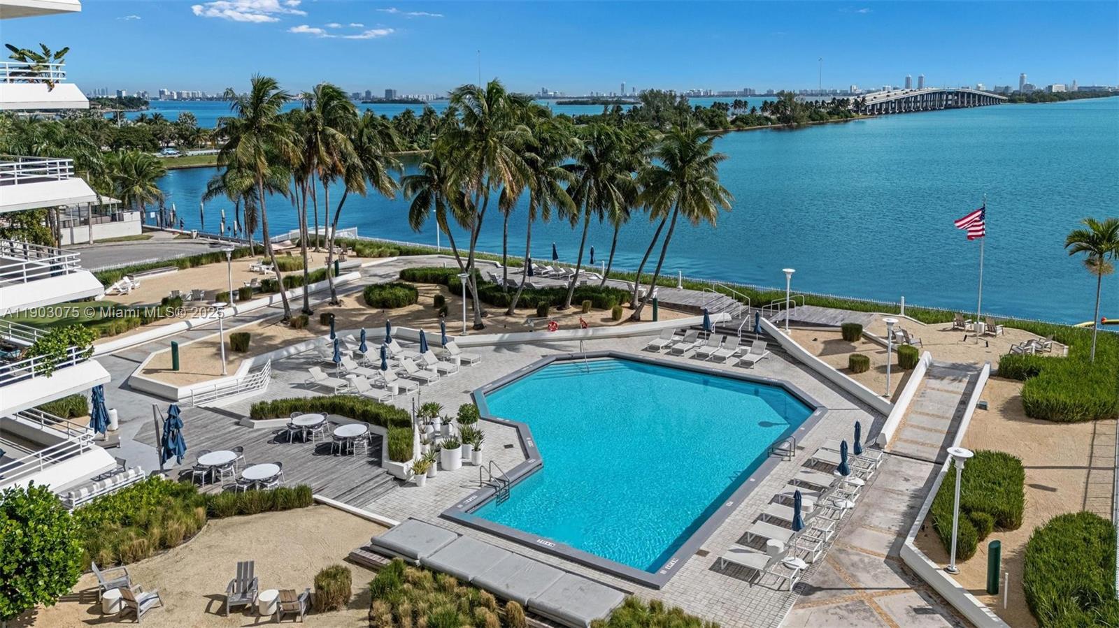 555 Northeast 34th Street, Unit PH3 Miami, FL 33137 - Photo 46 of 51 an aerial view of a house with outdoor space
