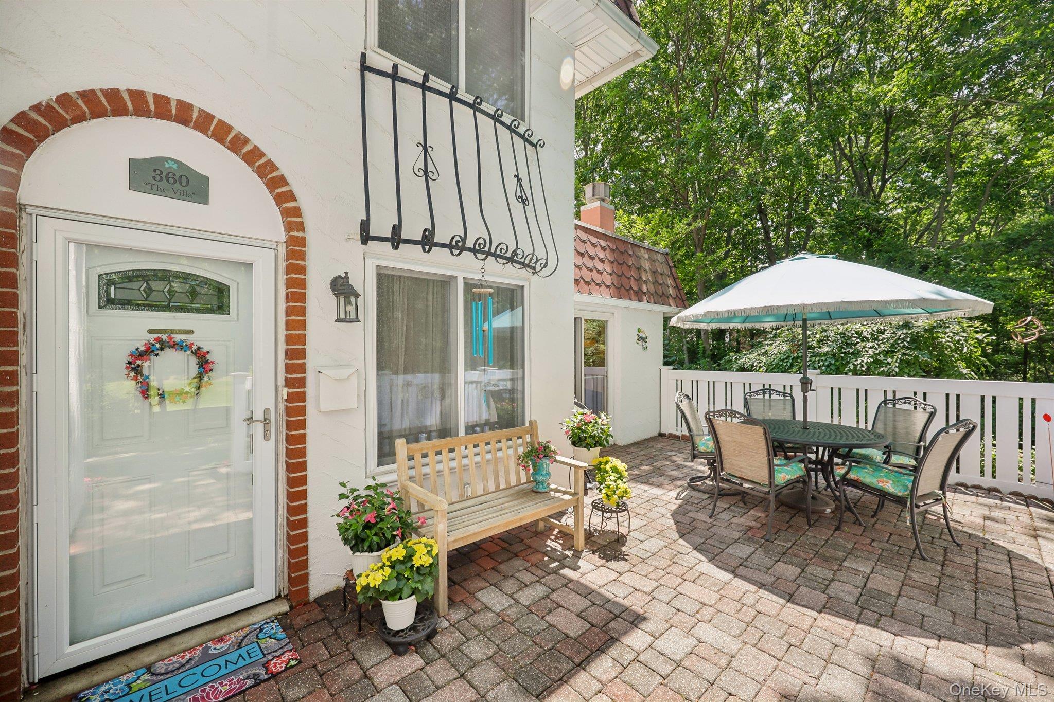 360 Birchwood Road Medford, NY 11763 - Photo 6 of 41 Private retreat an ideal place to relax; fenced by white vinyl fence(2019) Updated masonry edging (2020)