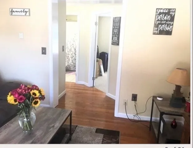 wooden floor in a gallery