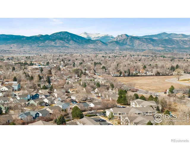 a view of city and mountain