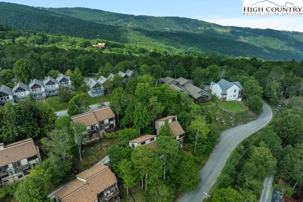 220 Northridge Road, Unit D15 Beech Mountain, NC 28604 - Photo 36 of 47 an aerial view of a house with mountain view