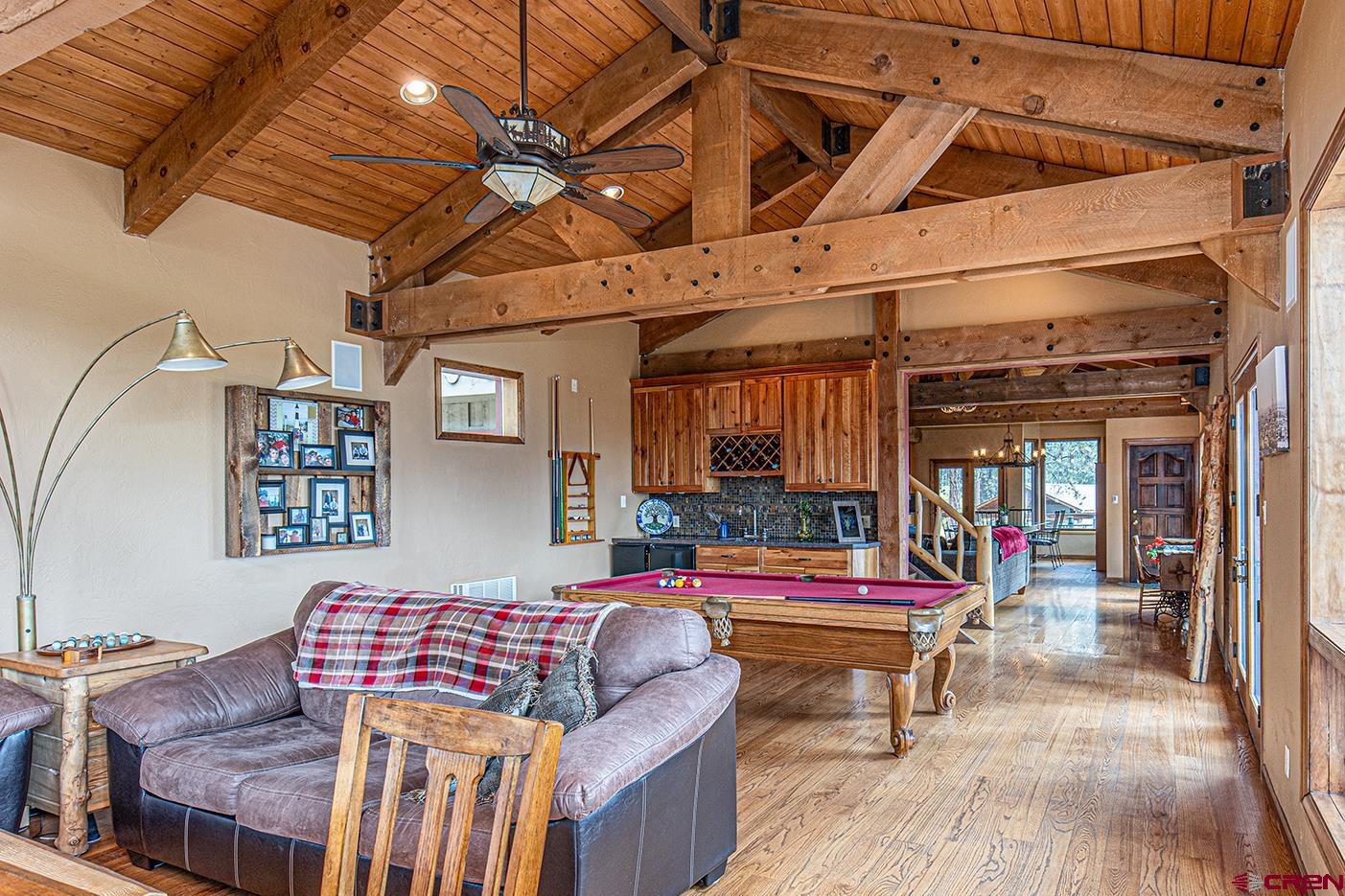 375 Nusbaum Road Durango, CO 81301 - Photo 13 of 33 a living room with furniture and wooden floor