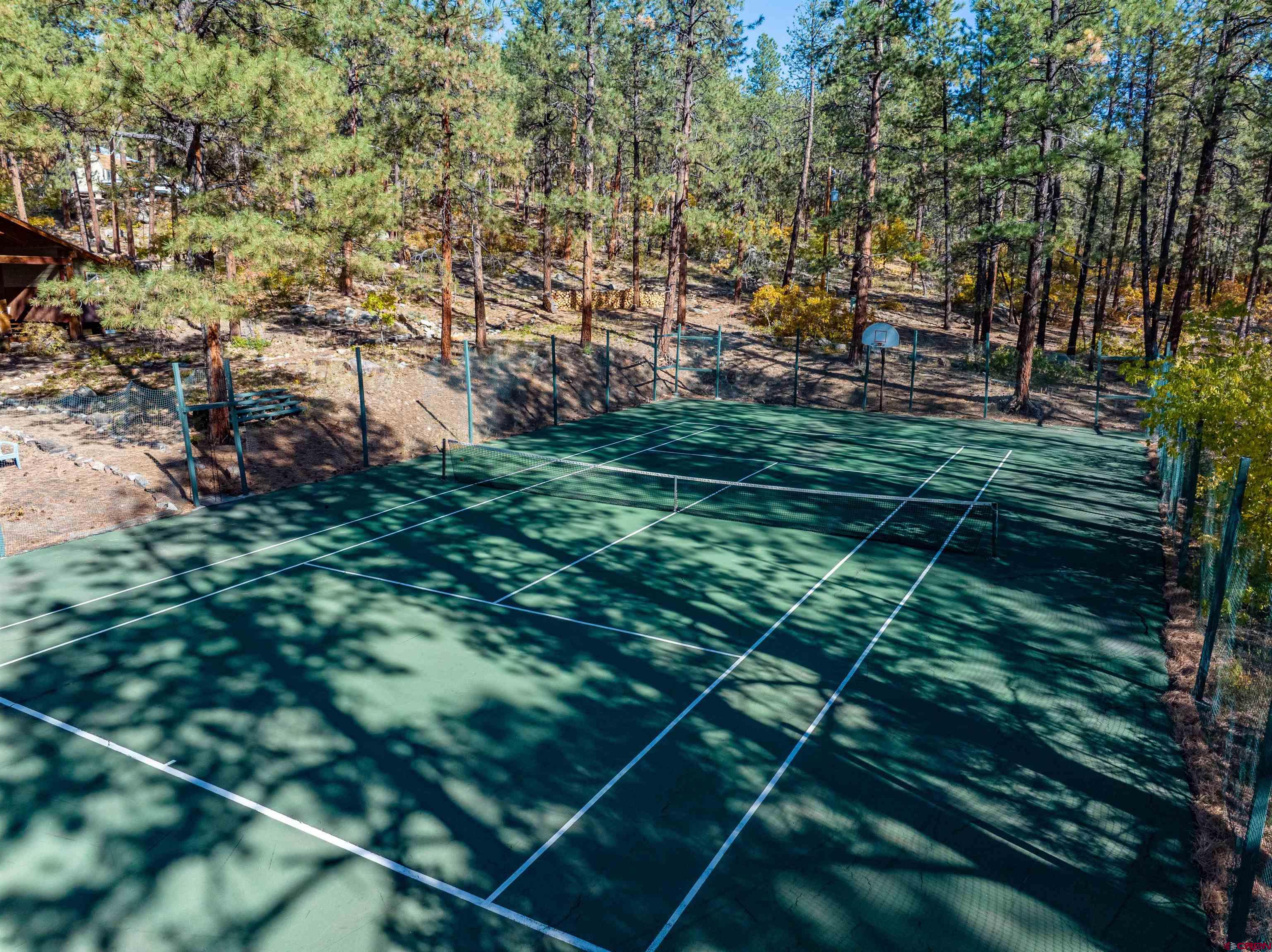 375 Nusbaum Road Durango, CO 81301 - Photo 27 of 33 a backyard of a house with lots of green space