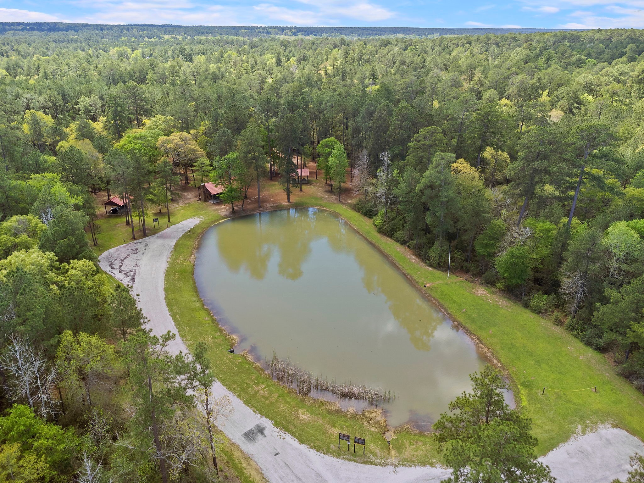 14-15a PROSPERITY Court Huntsville, TX 77340 - Photo 13 of 27 a view of a swimming pool with a yard
