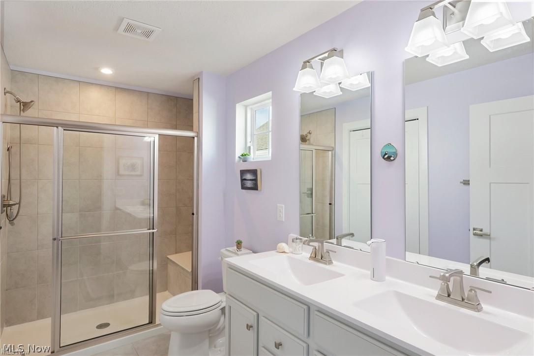 3797 Willow Way Perry, OH 44081 - Photo 28 of 44 Double sink vanity and walk in shower