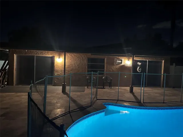 a backyard of a house