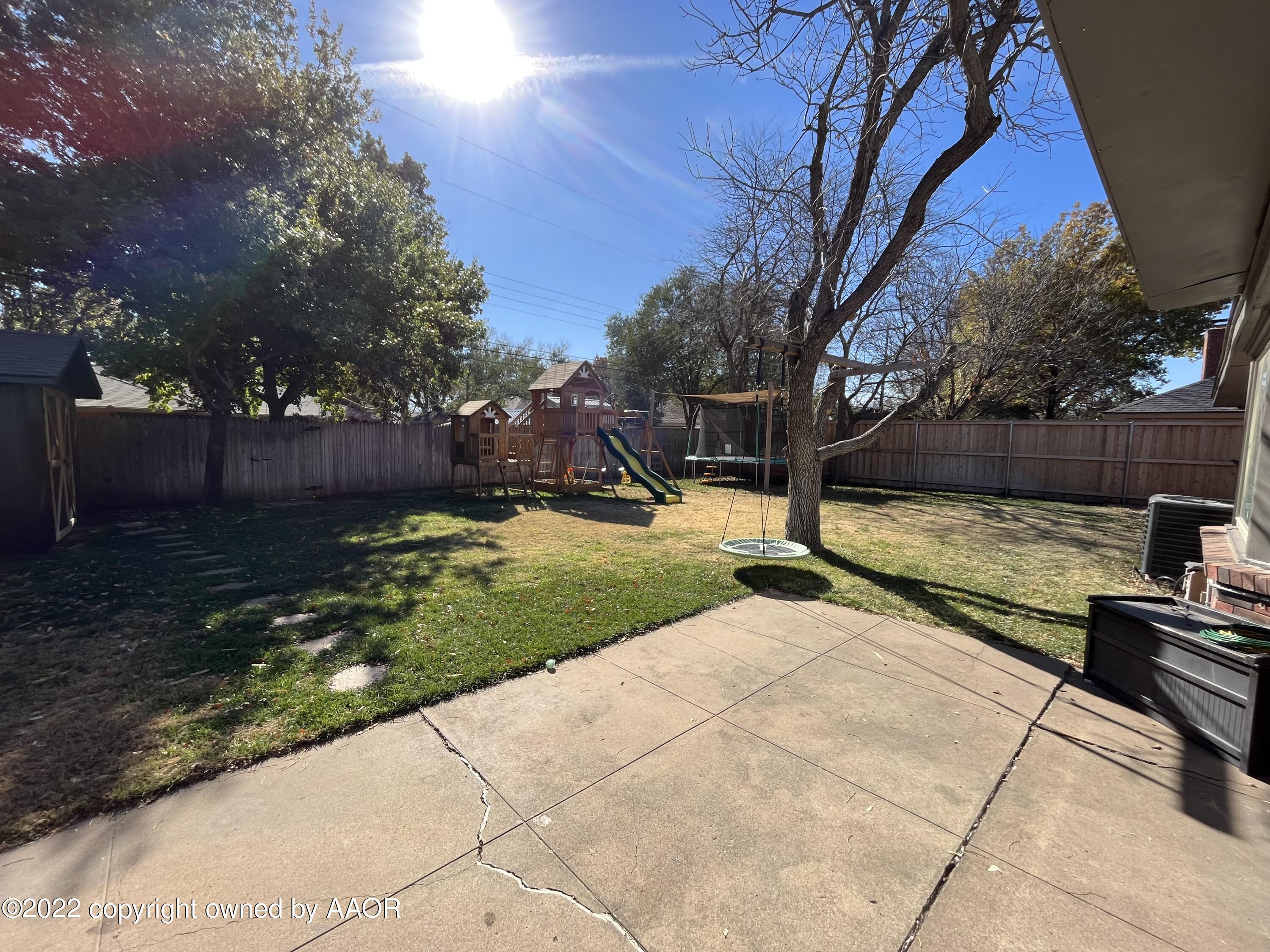 6111 Calumet Road Amarillo, TX 79106 - Photo 31 of 34 a view of backyard with green space