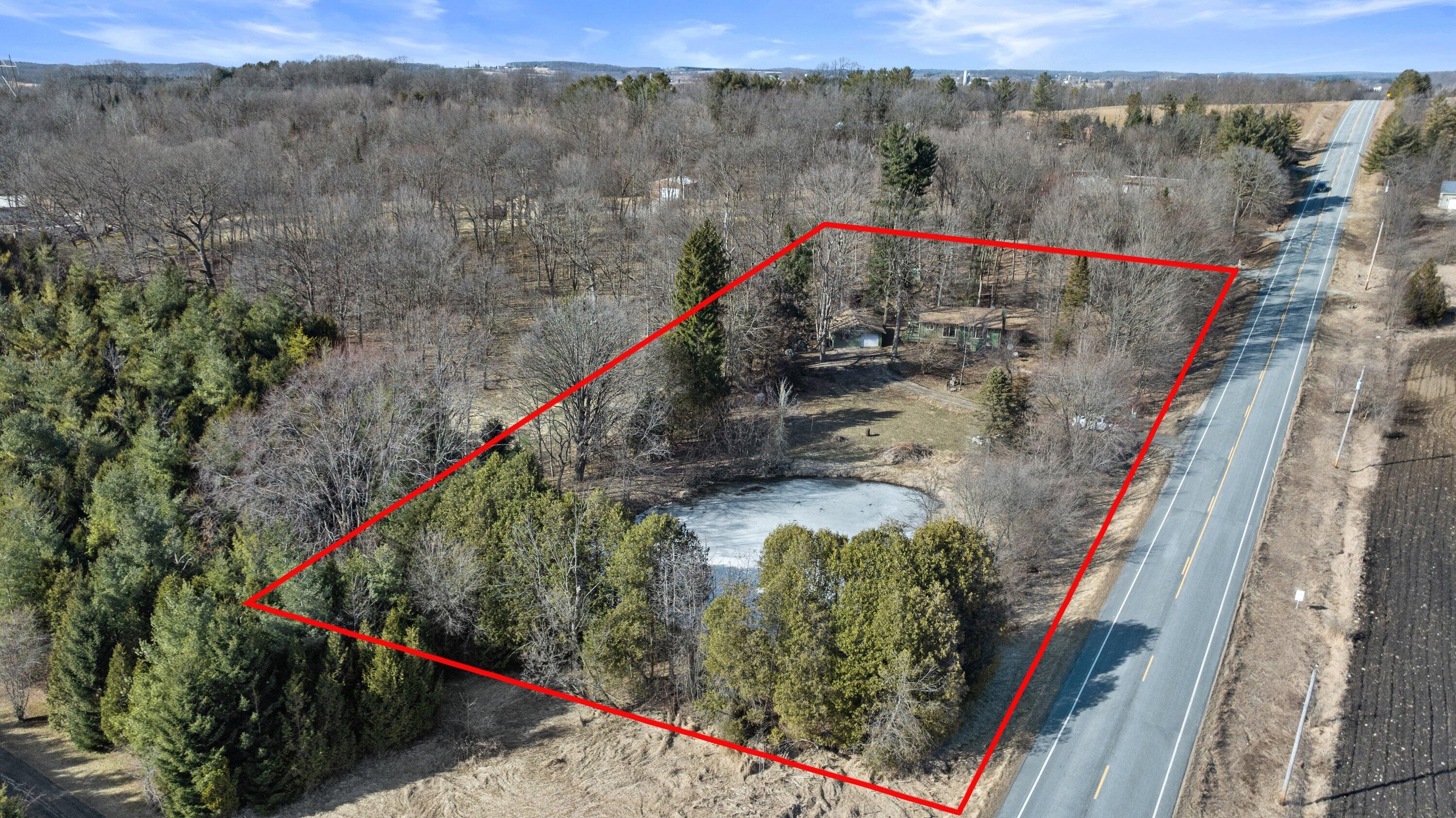 9545 County Highway Kewaskum, WI 53040 - Photo 4 of 34 9545 Cty Hwy XX property lines