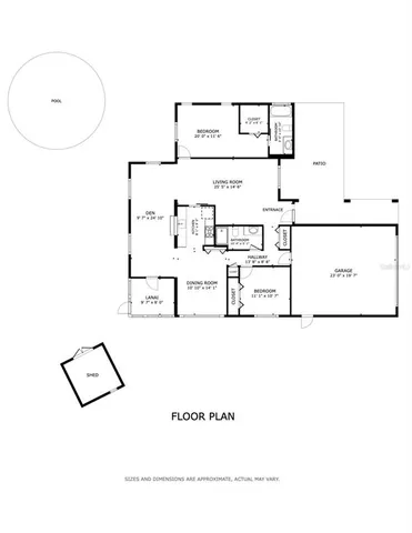 a picture of a floor plan