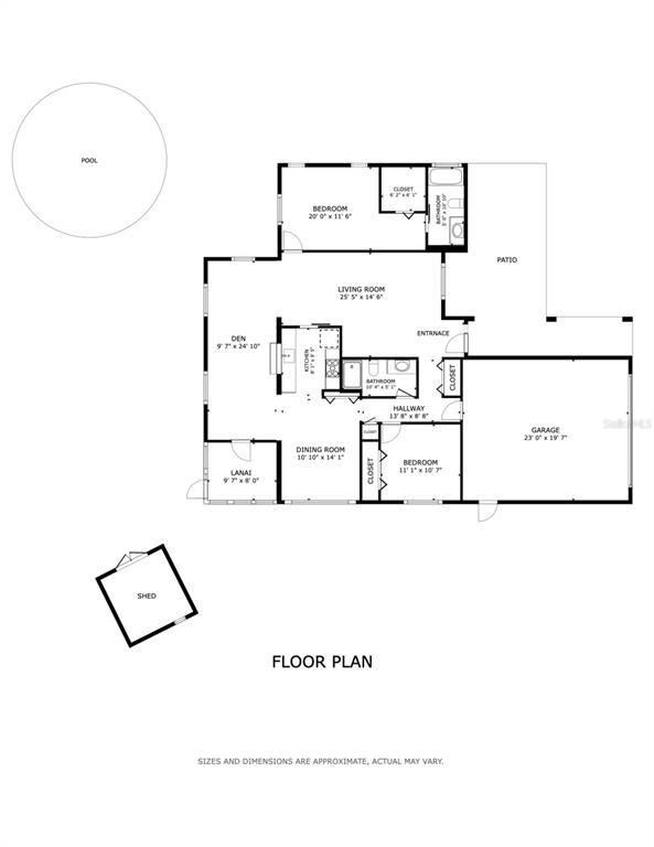 1632 Heather Place Palm Harbor, FL 34684 - Photo 36 of 39 a picture of a floor plan