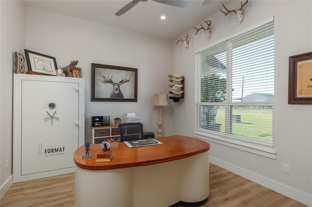 152 Katy Ranch Drive Weatherford, TX 76085 - Photo 10 of 39 Home office at overlooking the front yard