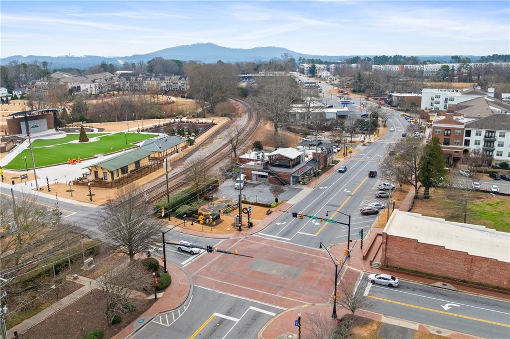 2790 Sardis Street Kennesaw, GA 30144 - Photo 47 of 49 an aerial view of a city with mountains houses