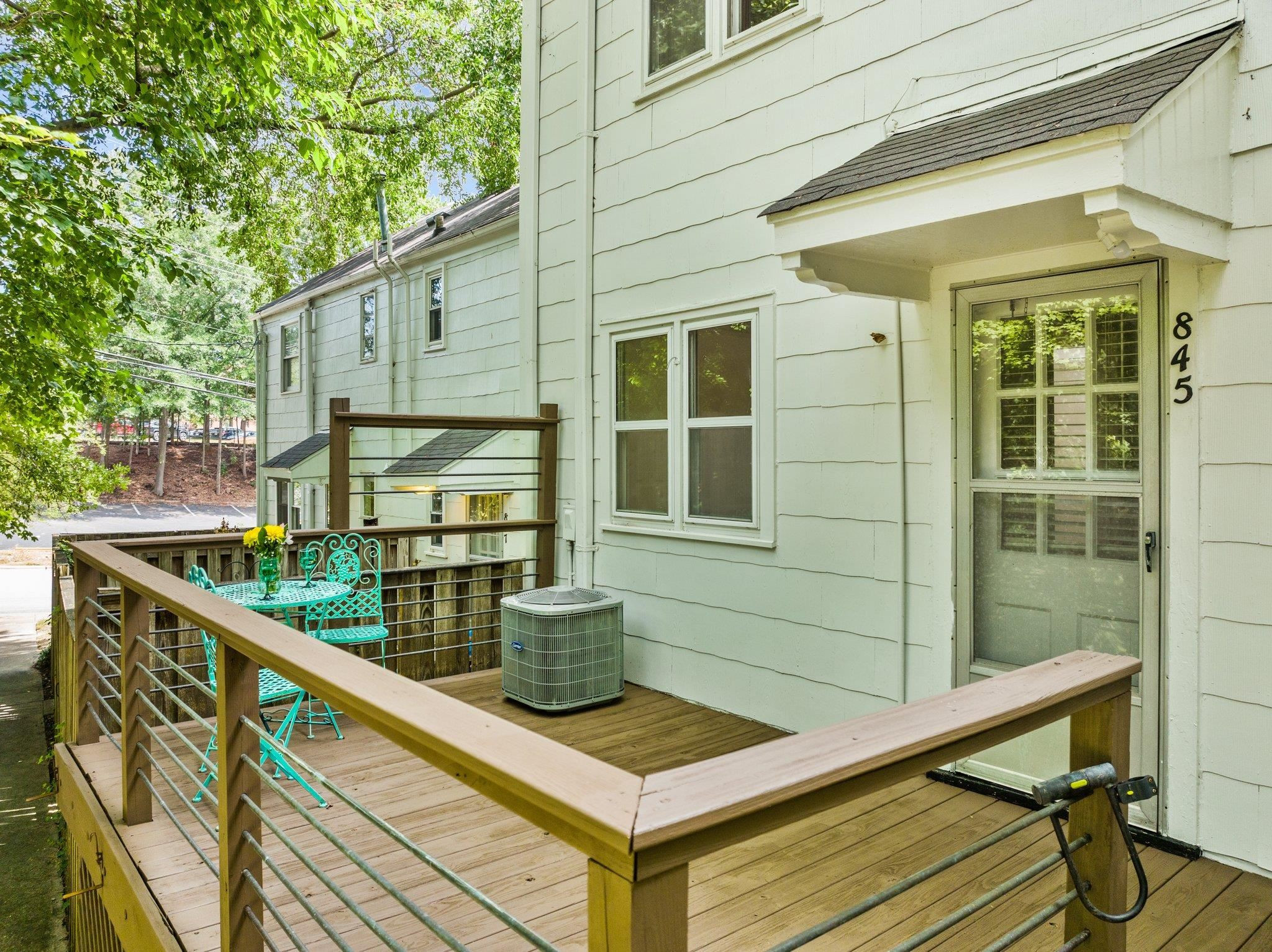 845 Bryan Street Raleigh, NC 27605 - Photo 26 of 31 Large back deck- new stain on 8/23