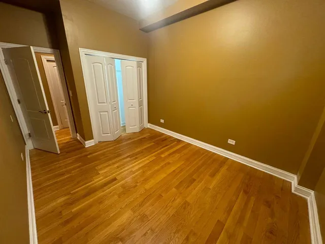 a view of a room with door