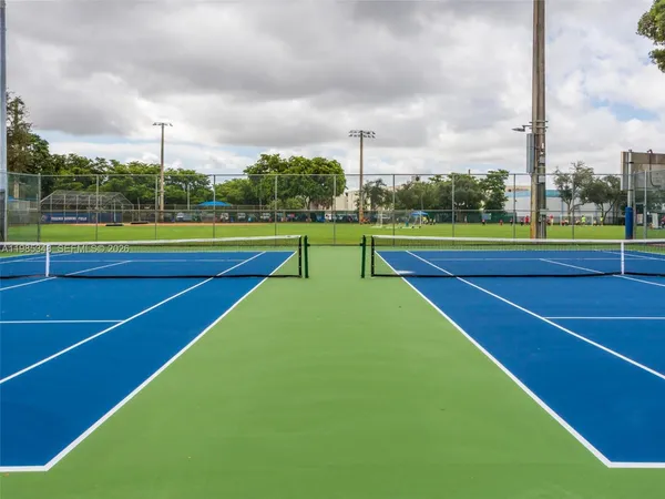 a view of a tennis court