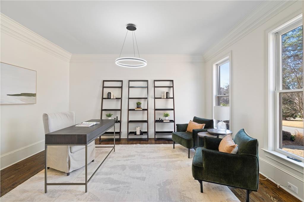 11125 Linbrook Lane Johns Creek, GA 30097 - Photo 12 of 44 a view of a livingroom with furniture and a window