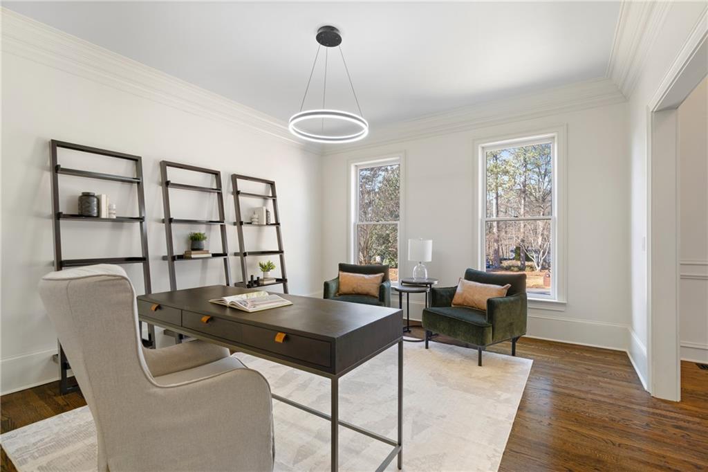 11125 Linbrook Lane Johns Creek, GA 30097 - Photo 13 of 44 a view of a livingroom with furniture and window